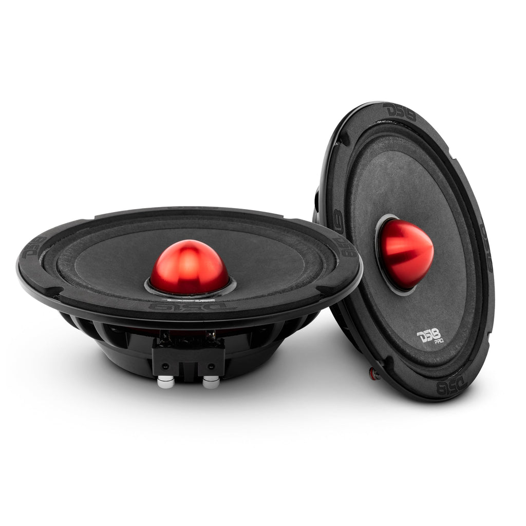 PRO 8" Slim Neodymium Mid-Range Loudspeaker with Bullet | 500W 4-Ohm