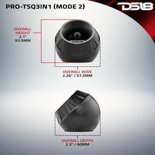 Load image into Gallery viewer, 3" Surface/Flush/Angle High Compression Neodymium Super Bullet Tweeter 100 Watts 1" Aluminum 4-Ohm Vc