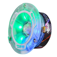 Load image into Gallery viewer, 3.8” Super Bullet Tweeter with 1” Aluminum Voice Coil &amp; Digital LED Lights