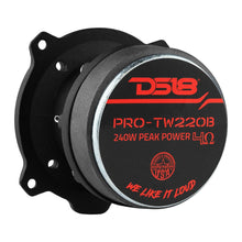 Load image into Gallery viewer, 3” PRO Aluminum Super Bullet Tweeter – 240 Watts with Built in Crossover - Black