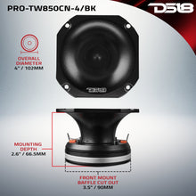 Load image into Gallery viewer, 4" High Compression Tweeter | Neodymium Magnet | 4-Ohm