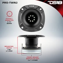 Load image into Gallery viewer, 3" High Compression Neodymium Hybrid Driver/Tweeter 100 Watts 1" Polyimide 4-Ohm Vc