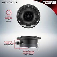 Load image into Gallery viewer, 3.8" Shallow-Mount Super Bullet Compression Tweeter with 1" Aluminum Voice Coil | 100 Watts RMS 4-Ohm