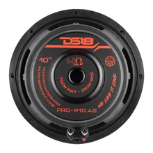 Load image into Gallery viewer, PRO 10" Water Resistant Woofer 350 Watts Rms 4-Ohm SVC