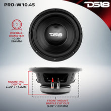 Load image into Gallery viewer, PRO 10" Water Resistant Woofer 350 Watts Rms 4-Ohm SVC