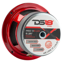 Load image into Gallery viewer, PRO-X 5.25" Mid-Range Loudspeaker 150 Watts Rms 4-Ohm