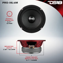 Load image into Gallery viewer, PRO-X 6.5" Mid-Range Loudspeaker 250 Watts Rms 4-Ohm