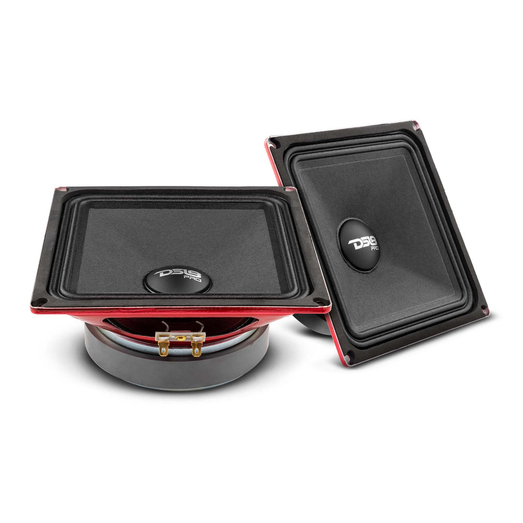 PRO 6.5" Square Midrange Loudspeaker 450 Watts 4-ohm