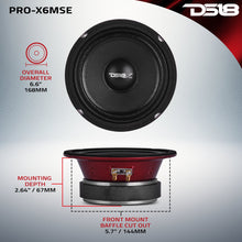 Load image into Gallery viewer, 6.5” Sealed Back Mid-Range Loudspeaker | 500W | 8-Ohm