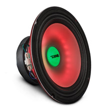 Load image into Gallery viewer, 8" Mid-Range Loudspeaker with Dual RGB LED For Cone &amp; Dust Cap 275 Watts 4-Ohm