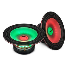 Load image into Gallery viewer, 8" Mid-Range Loudspeaker with Dual RGB LED For Cone &amp; Dust Cap 275 Watts 4-Ohm