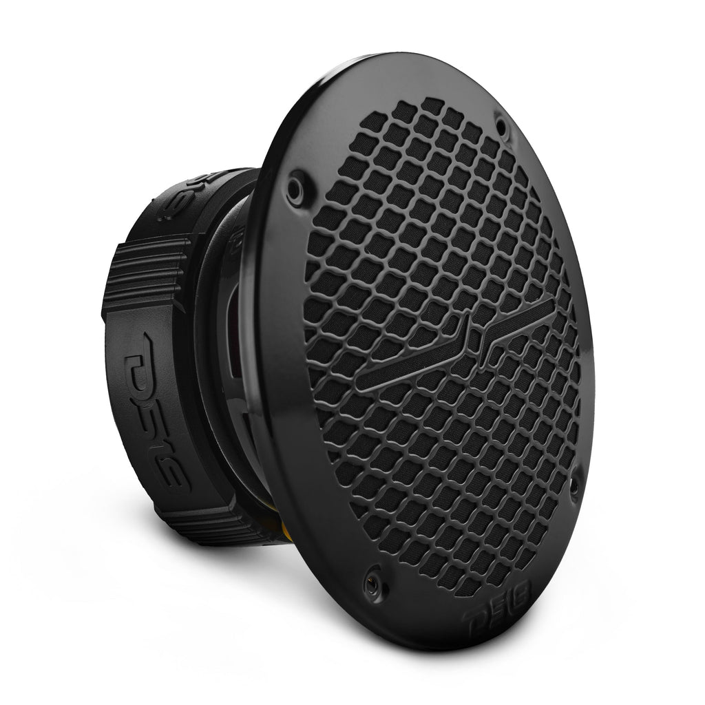 PRO-ZT 6.5" Coaxial Mid-Range Loudspeaker with Water-Resistant Cone Built-in Bullet Tweeter and Grill | 225W RMS 4-Ohm