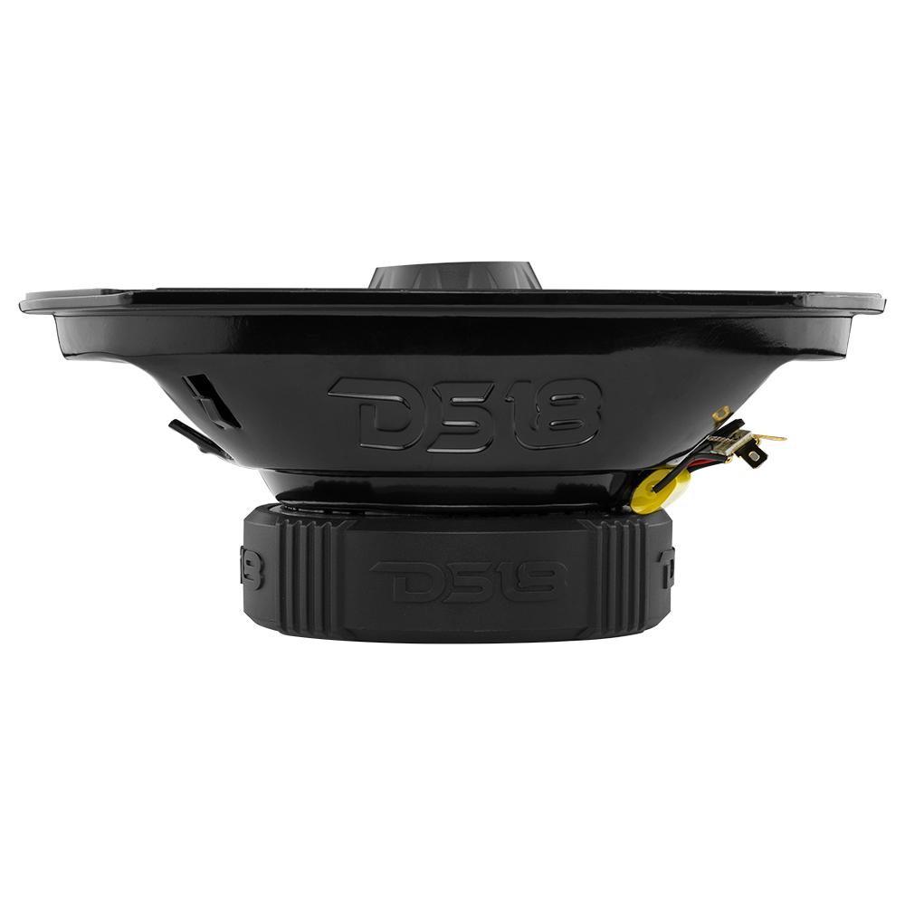 PRO-ZT 6x9 Inch Mid-Range Loudspeaker W/ Water resistance Cone Built-in Bullet Tweeter and Grill 550 Watts 4-Ohm DS18