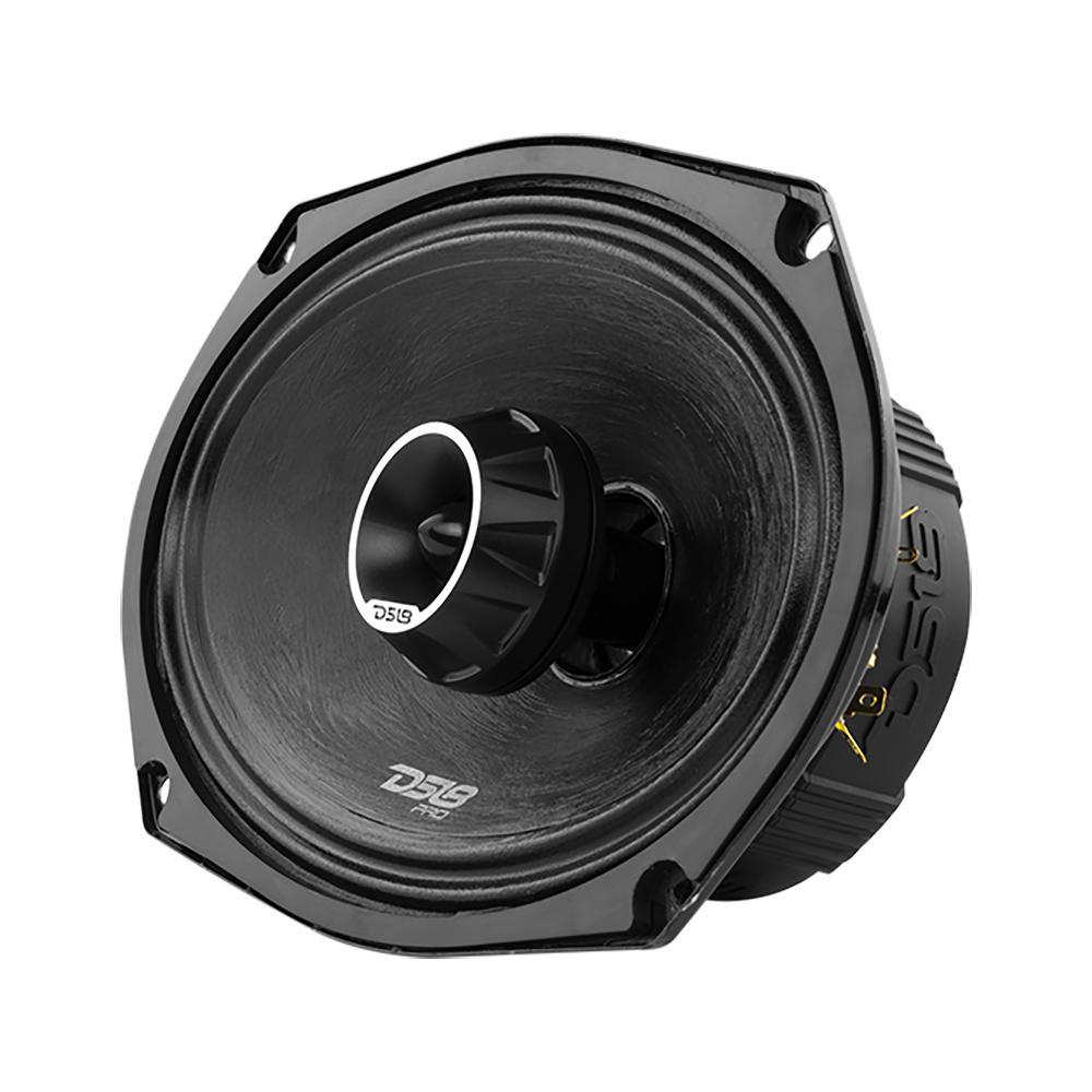 PRO-ZT 6x9 Inch Mid-Range Loudspeaker W/ Water resistance Cone Built-in Bullet Tweeter and Grill 550 Watts 4-Ohm DS18