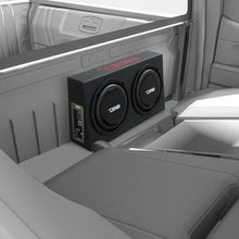 Load image into Gallery viewer, 10" Active Subwoofer Shallow Enclosure with 10" Passive Subwoofer For Pickup Trucks