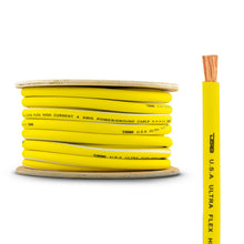 Load image into Gallery viewer, 4-GA 100% OFC Ground, Power Cable, 50 Feet -Yellow