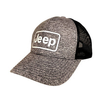 Load image into Gallery viewer, Hat - Jeep Rectangle - Heather Navy-FINAL SALE