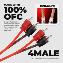 Load image into Gallery viewer, Level 2 RCA 100% Copper OFC 20 Feet - Pack 10 pieces