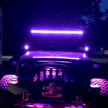 Load image into Gallery viewer, Quake LED Light Bar Mounting Kit Jeep Hood Light Bar Bracket 10 Inch - QBJ408