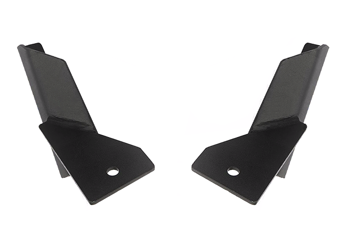 Quake LED Light Bar Mounting Kit Single Light A-Pillar Jeep Bracket - QBJ947