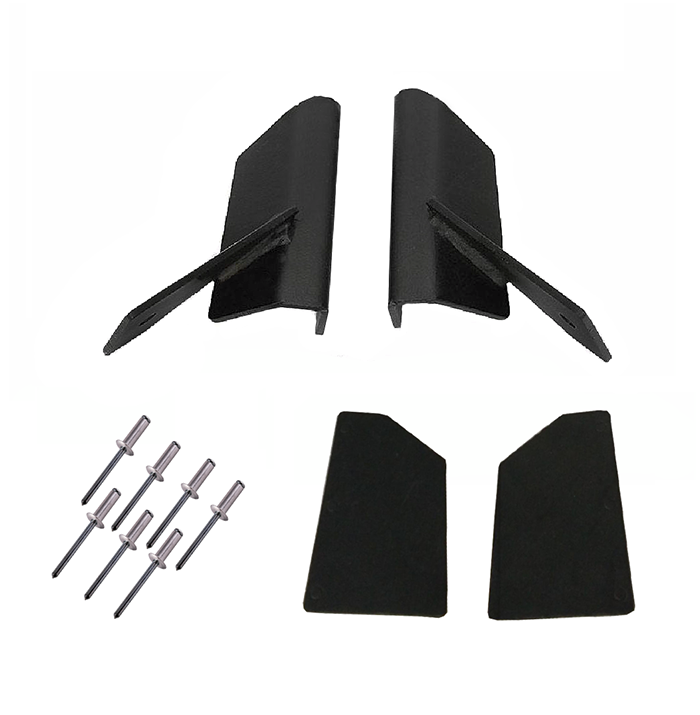 Quake LED Light Bar Mounting Kit Single Light A-Pillar Jeep Bracket - QBJ947