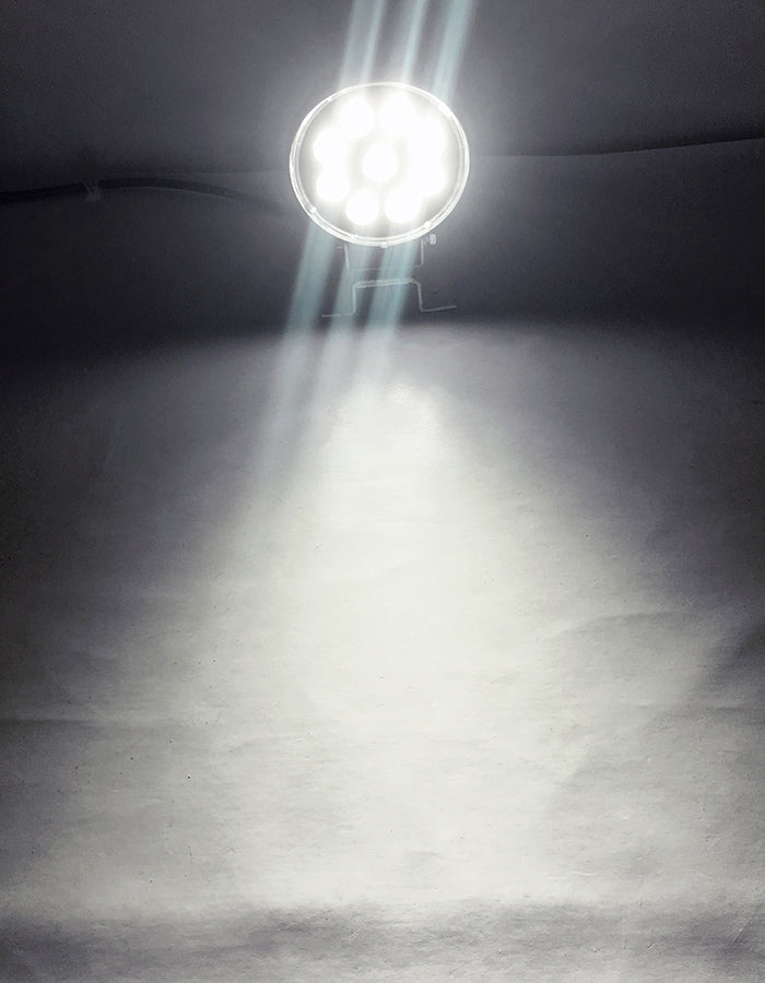 Quake LED Work Light 4 Inch Work Light 27 Watt Spot RGB Accent Fracture Series Quad-Lock/Interlock - QFR793
