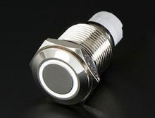 Load image into Gallery viewer, Quake LED Accessory Light Switch On/Off Flush Mount Switches 5 Pin 5 Amp Chrome/White - QRS725