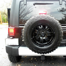 Load image into Gallery viewer, Quake LED Tail Light 6X8 in. 25 Watt Jeep JK Blackout I Tail Light Tempest - QTE457