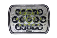 Load image into Gallery viewer, Quake LED Headlight 5x7 Inch Headlight 45 Watt High/Low Tempest Series Jeep XJ/YJ - QTE459