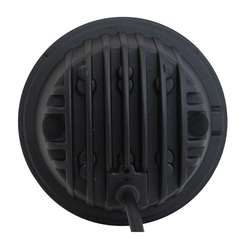 Quake LED Fog Light 4.5 Inch 30 Watt Fog Light Black Reflector Tempest Series - QTE464