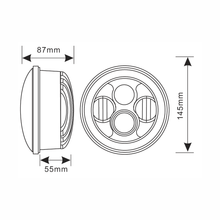 Load image into Gallery viewer, Quake LED Headlight 5.75 in. Headlight Tempest - QTE471