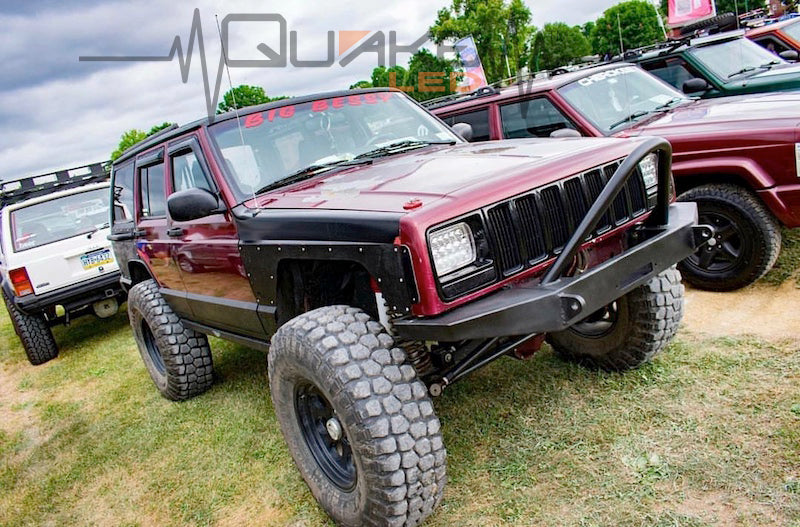 Quake LED Headlight 4X6 in. Headlight 45 Watt High-low RGB Accent Quad Lock interlock Tempest - QTE750