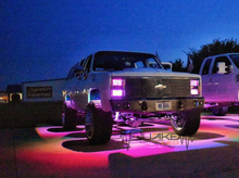 Load image into Gallery viewer, Quake LED Headlight 4X6 in. Headlight 45 Watt High-low RGB Accent Quad Lock interlock Tempest - QTE750