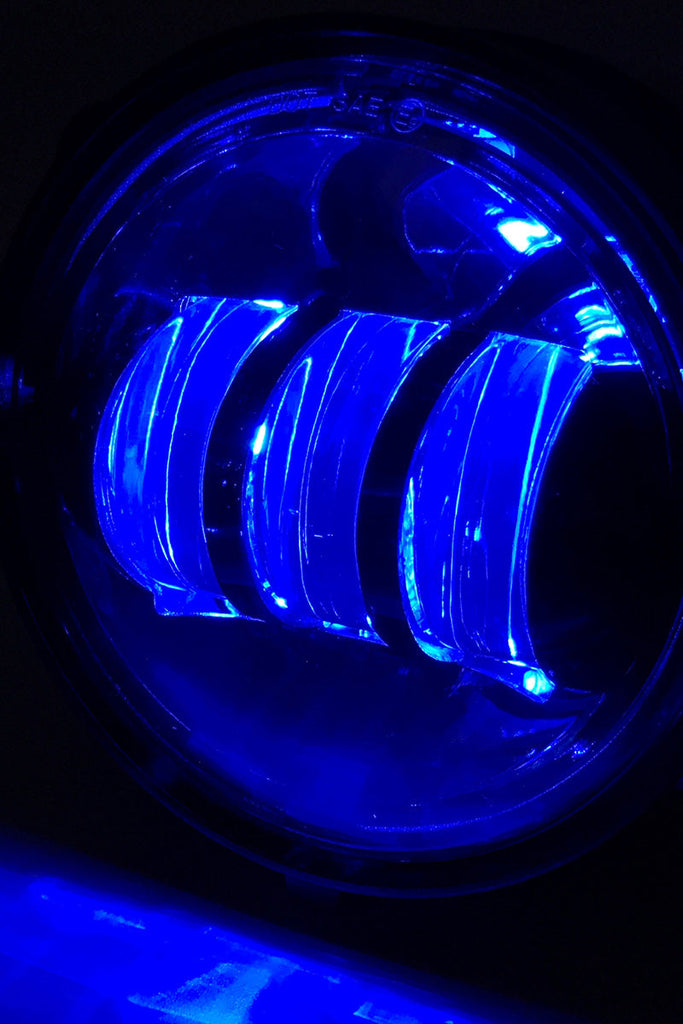 Quake LED Fog Light Jeep Wrangler JK CJ TJ 4 RGB Fog Light Tempest - QTE771