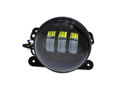Load image into Gallery viewer, Quake LED Fog Light Jeep JK/CJ/TJ 4 Inch 30 Watt Fog Light Black Reflector Tempest Series - QTE458