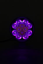 Load image into Gallery viewer, Quake LED Headlight 5.75 Inch Headlight 36 Watt Spot RGB Accent Tempest Series Quad-Lock/Interlock - QTE797