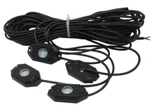 Load image into Gallery viewer, Quake LED Underbody Light Kit LED Rock Lights 4 Pods Kit White - QTL441