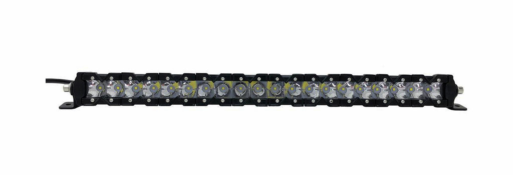 Quake LED Light Bar 23 Inch LED Light Bar Single Row 100 Watt Super Spot Monolith Slim Series - QUMS539