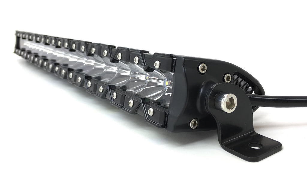 Quake LED Light Bar 23 Inch LED Light Bar Single Row 100 Watt Super Spot Monolith Slim Series - QUMS539