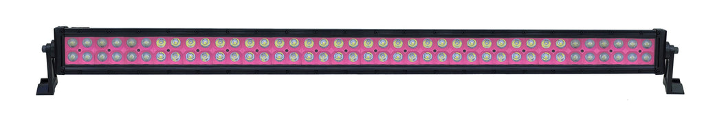 Quake LED Light Bar 42 Inch LED Light Bar Dual Row 240 Watt Pink Reflector Combo Ultra Color Series - QUU595