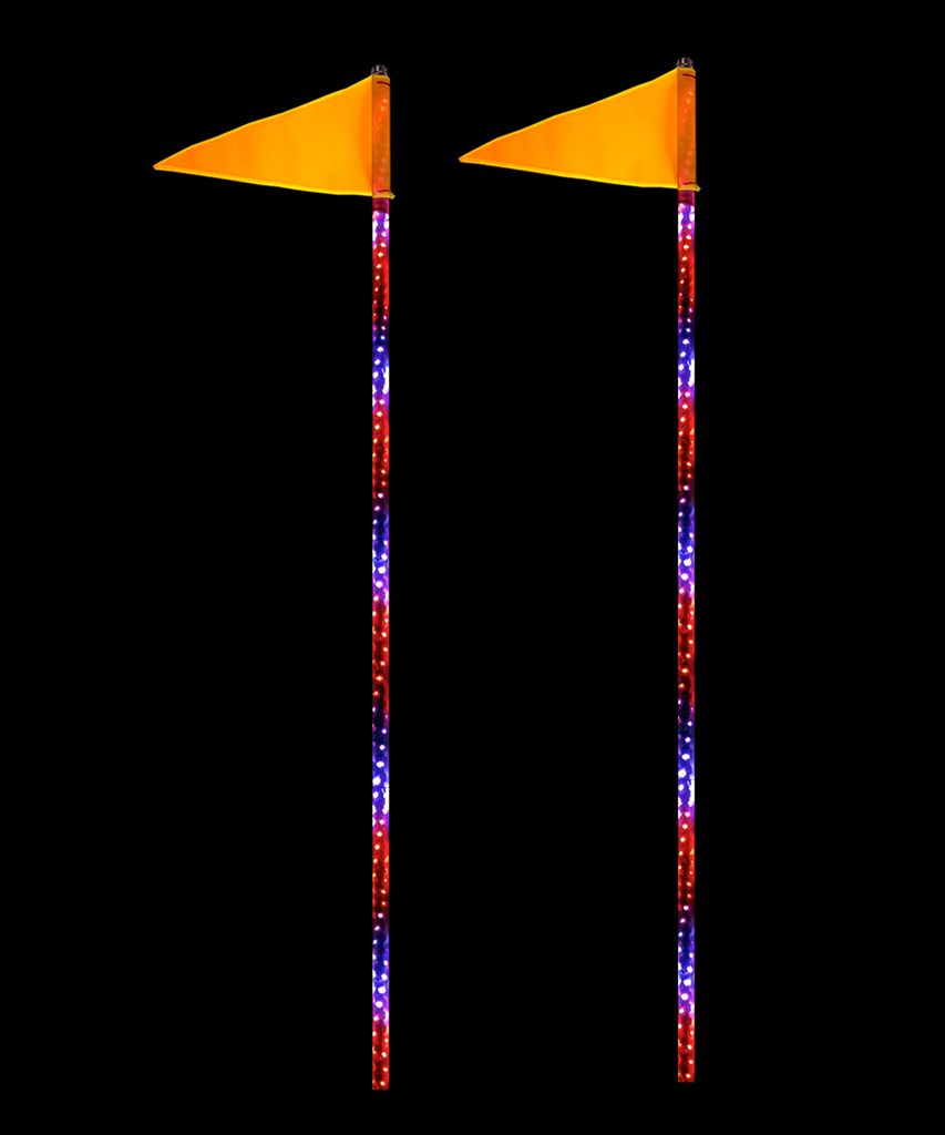 Quake LED Whip Light 6 Foot HD RGB LED Light Whip Dual - QW849