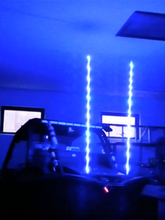 Load image into Gallery viewer, Quake LED Whip Light 4 Foot RGB Accent LED Whip Light Single Quad-Lock/Interlock - QW468