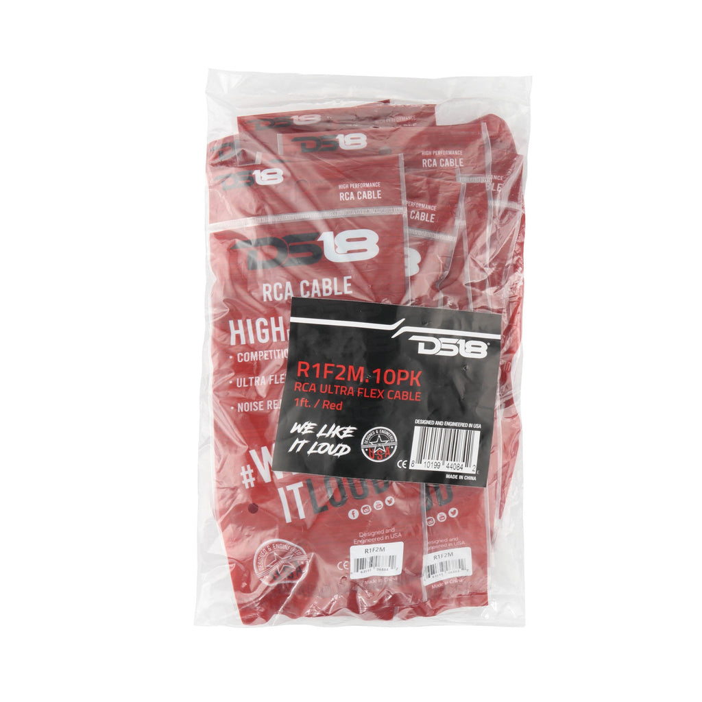 Level 2 RCA 100% Copper OFC Y Connector 1 FEMALE to 2 MALE - 10 Pack