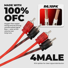 Load image into Gallery viewer, Level 2 RCA 100% Copper OFC 6 Feet - Pack 10 pieces