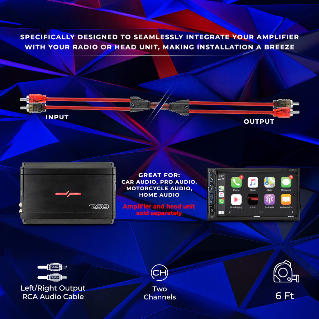 Level 2 RCA 100% Copper OFC 6 Feet - Pack 10 pieces