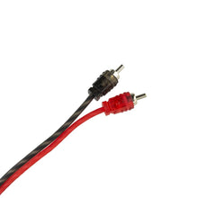 Load image into Gallery viewer, RCA Audio Cable Ultra Flex 1 Feet Black/Red DS18