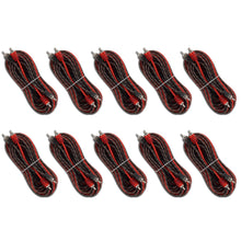 Load image into Gallery viewer, 20 ft Ultra Flex 100% OFC RCA Cable Wire – 10-Pack