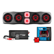 Load image into Gallery viewer, CAN-AM Soundbar With Amplifier and Installation Kit - Loaded with 4x 6.5" Marine Speakers &amp; 2x 4" Super Bullet Tweeters