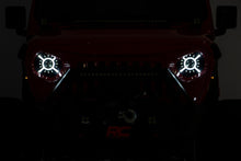 Load image into Gallery viewer, Rough Country Headlights Jeep 9-Inch LED Projection Headlights 18-20 Wrangler JL/JLU, 20-Present Gladiator JT Rough Country - RCH5100