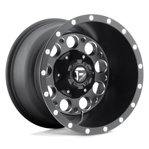 Fuel Off-Road Wheel D525 15X10 6X5.5 MT-BLK-MIL -43MM - D52515008337